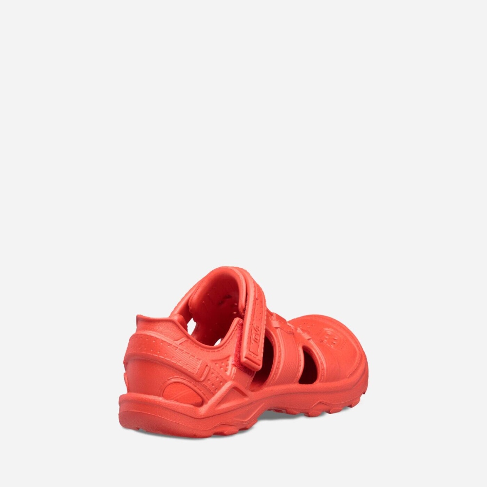 Red Kids' Teva Omnium Drift Slip On Shoes | 105-AQREYX