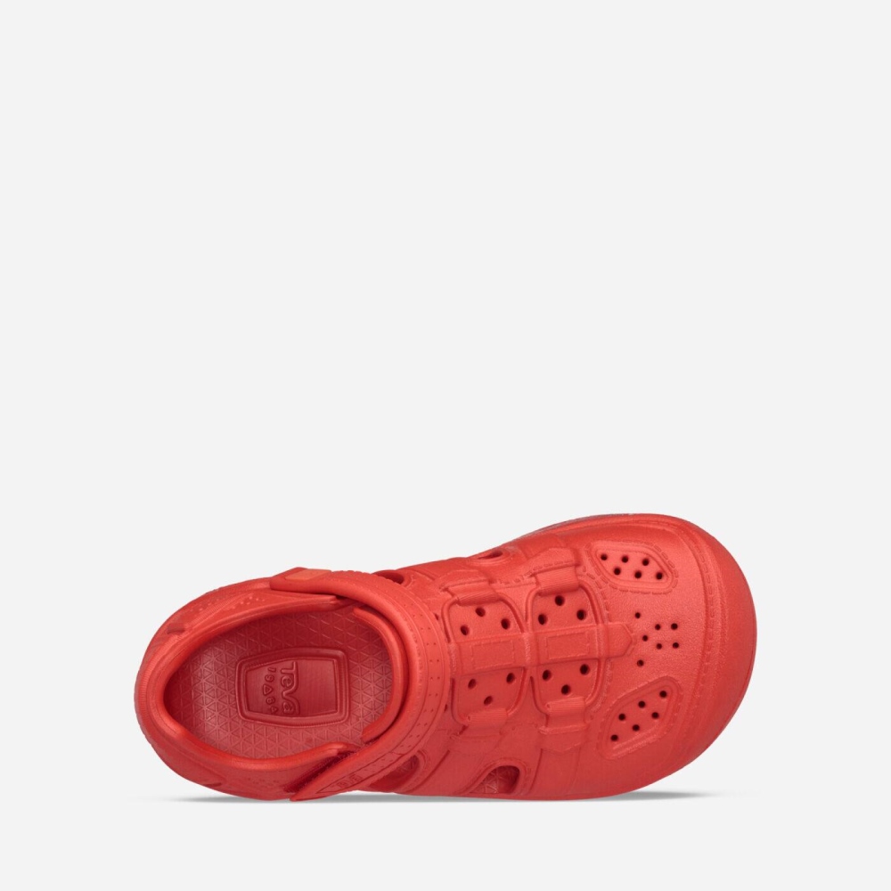 Red Kids' Teva Omnium Drift Slip On Shoes | 230-ZMWFRE