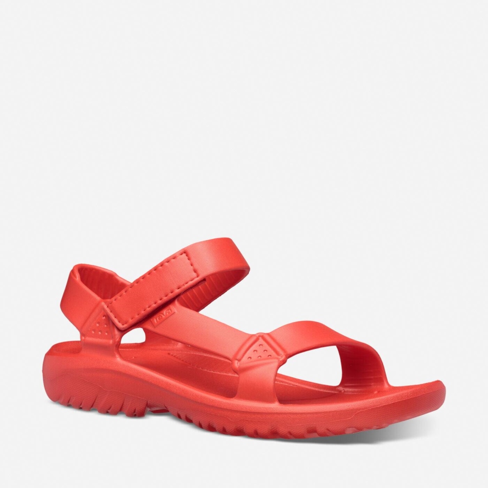 Red Men's Teva Hurricane Drift Sandals | 470-NZLTPO