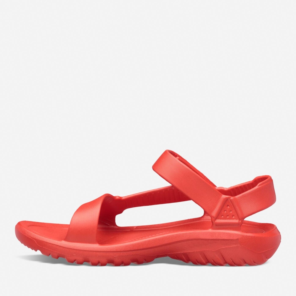 Red Men's Teva Hurricane Drift Sandals | 470-NZLTPO