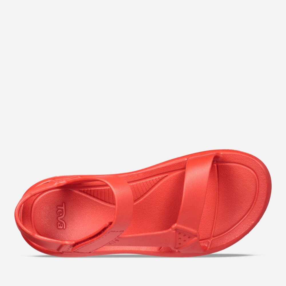 Red Men's Teva Hurricane Drift Sandals | 470-NZLTPO