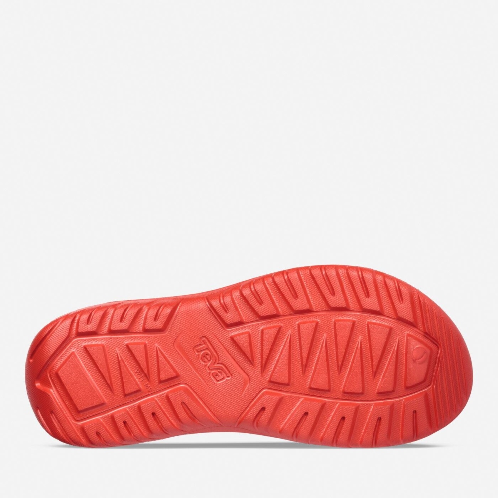 Red Men's Teva Hurricane Drift Sandals | 470-NZLTPO