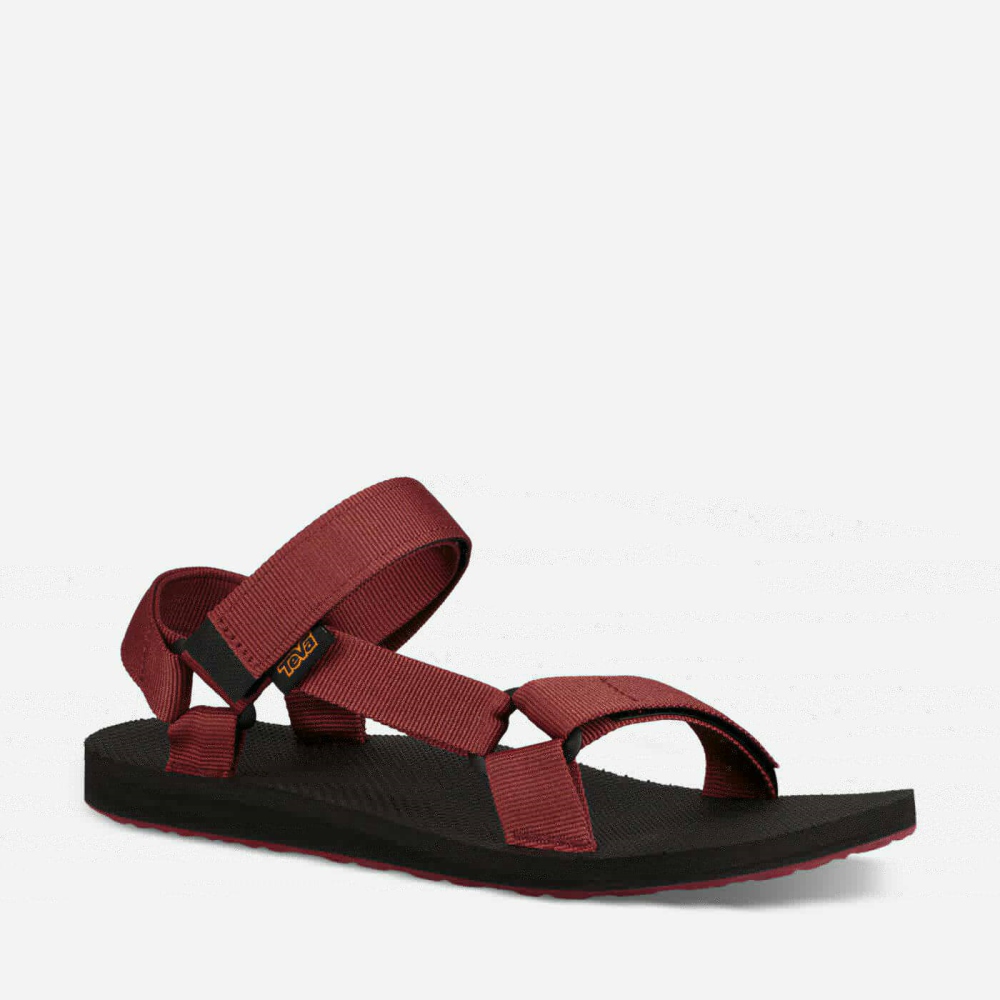 Red Men's Teva Original Universal Hiking Sandals | 841-PYUSLW