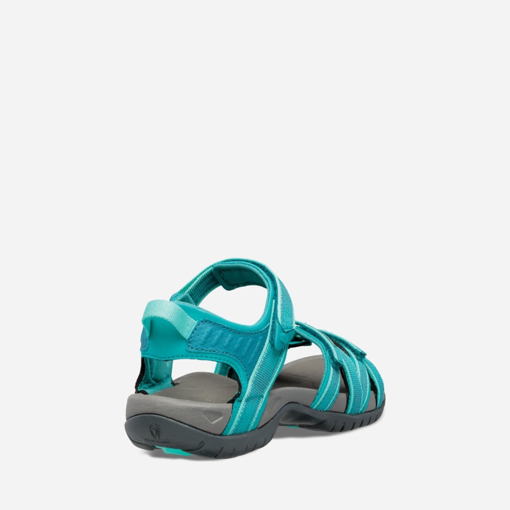 Turquoise Grey Women's Teva Tirra Hiking Sandals | 328-TDJHYI