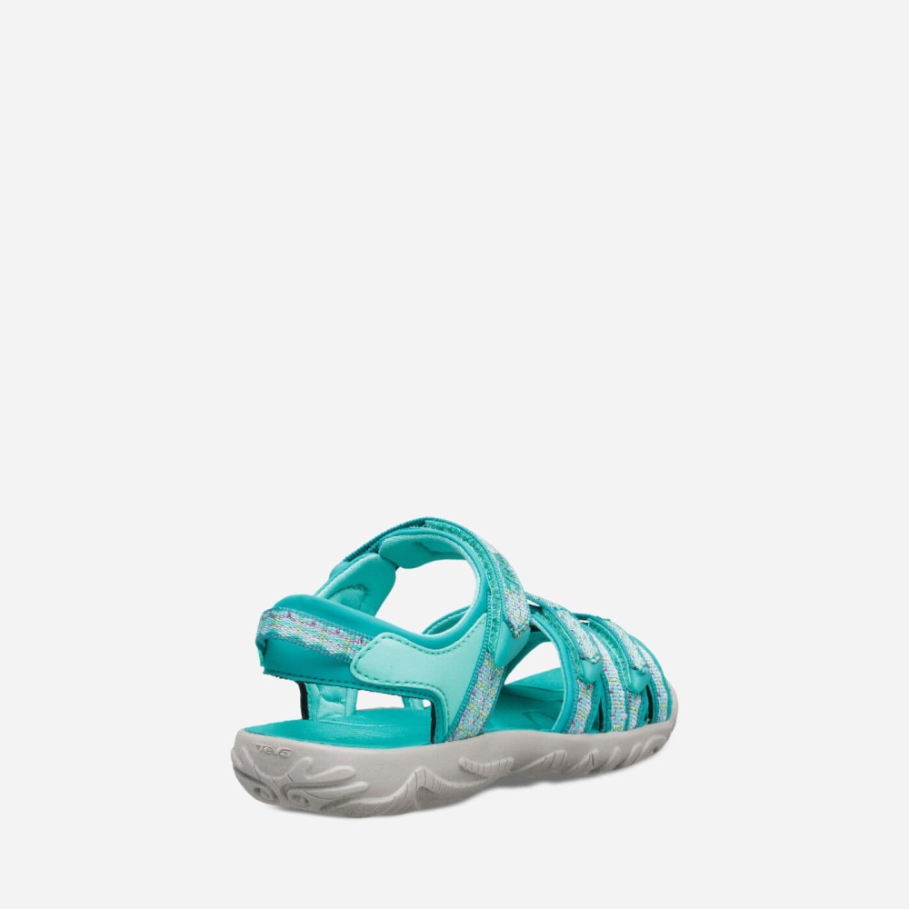 Turquoise Kids' Teva Tirra Hiking Sandals | 137-IKFXZV