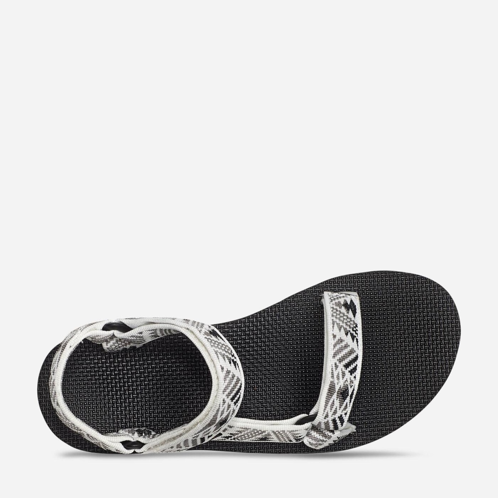 White Grey Women's Teva Flatform Universal Flatform Sandals | 468-IYEGMU