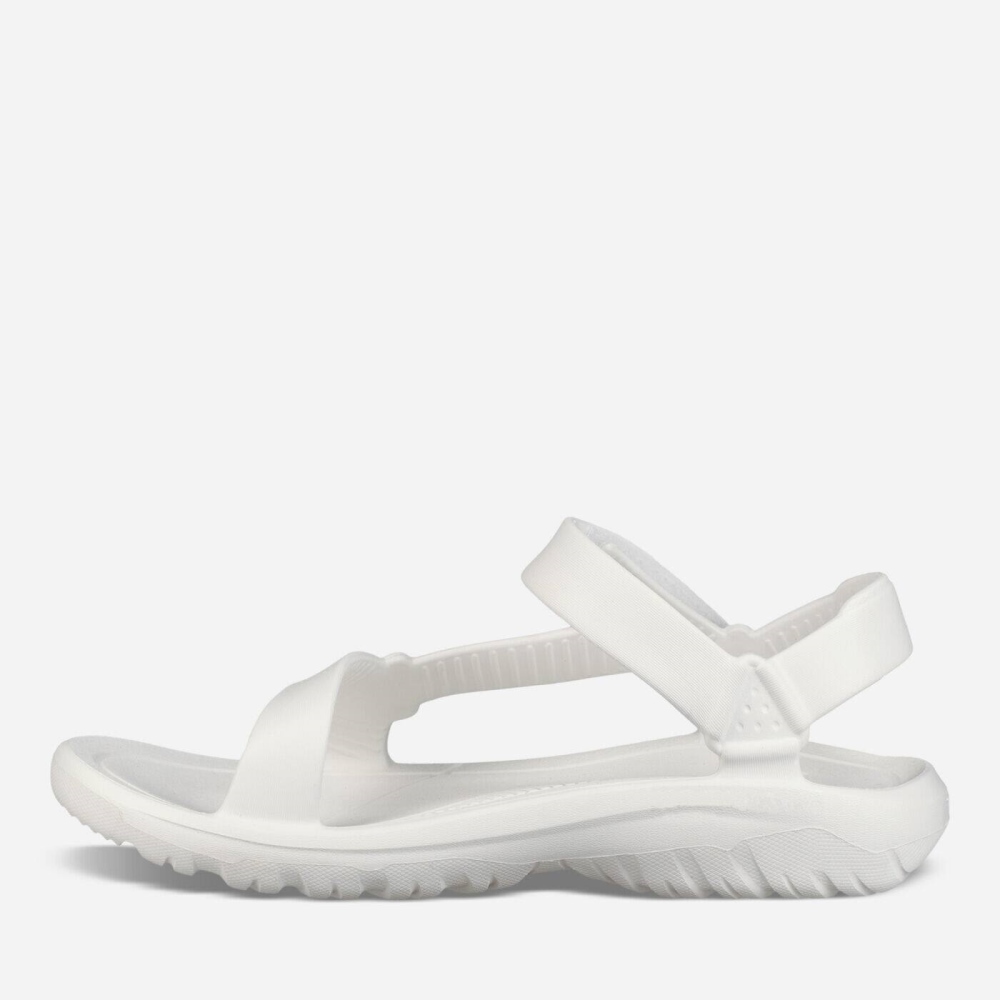 White Men's Teva Hurricane Drift Sandals | 527-LNJSBI