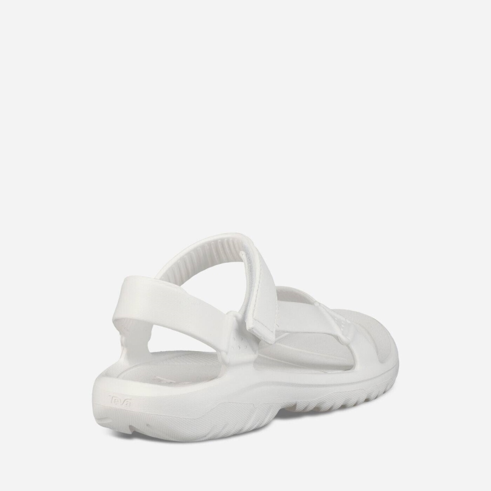 White Men's Teva Hurricane Drift Sandals | 527-LNJSBI