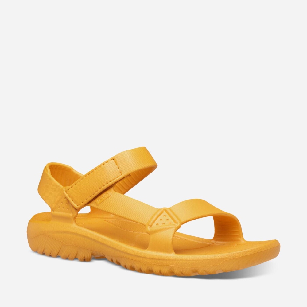 Yellow Men's Teva Hurricane Drift Sandals | 853-XMQLDR