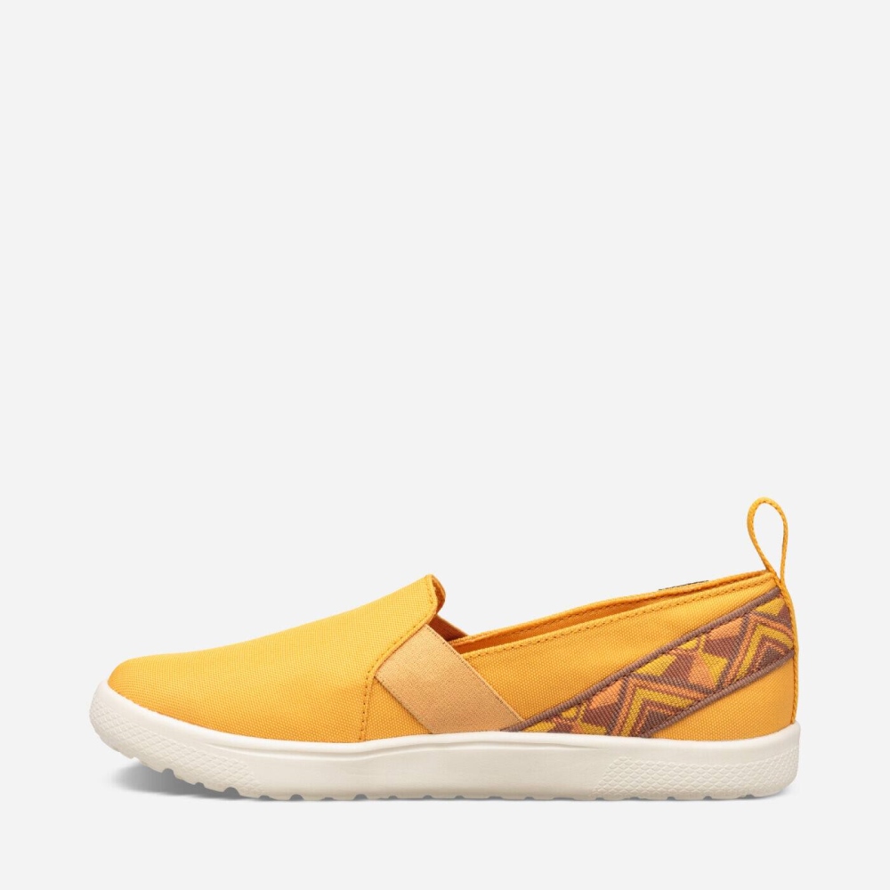 Yellow Women's Teva Voya Slip On Sneakers | 859-LCTNAM