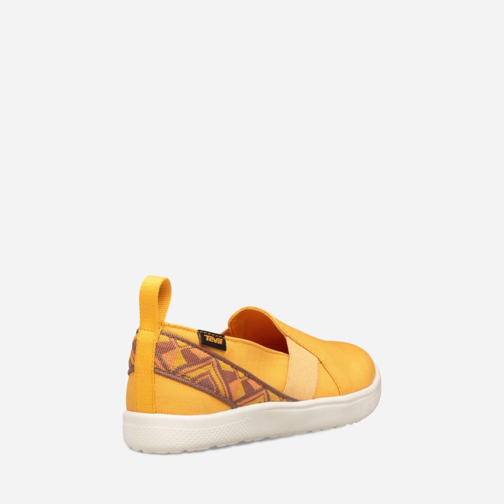 Yellow Women's Teva Voya Slip On Sneakers | 859-LCTNAM