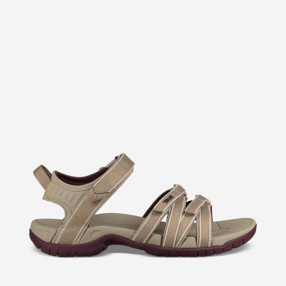 Beige Women's Teva Tirra Hiking Sandals | 409-QNUBJE