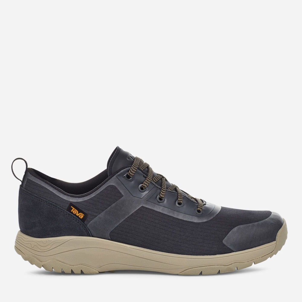 Black Grey Men's Teva Gateway Low Hiking Shoes | 580-YJEBAH