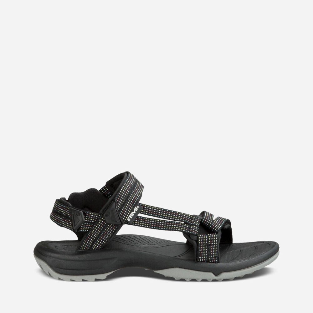 Black Grey Women's Teva Terra Fi Lite Hiking Sandals | 689-DRWOXP