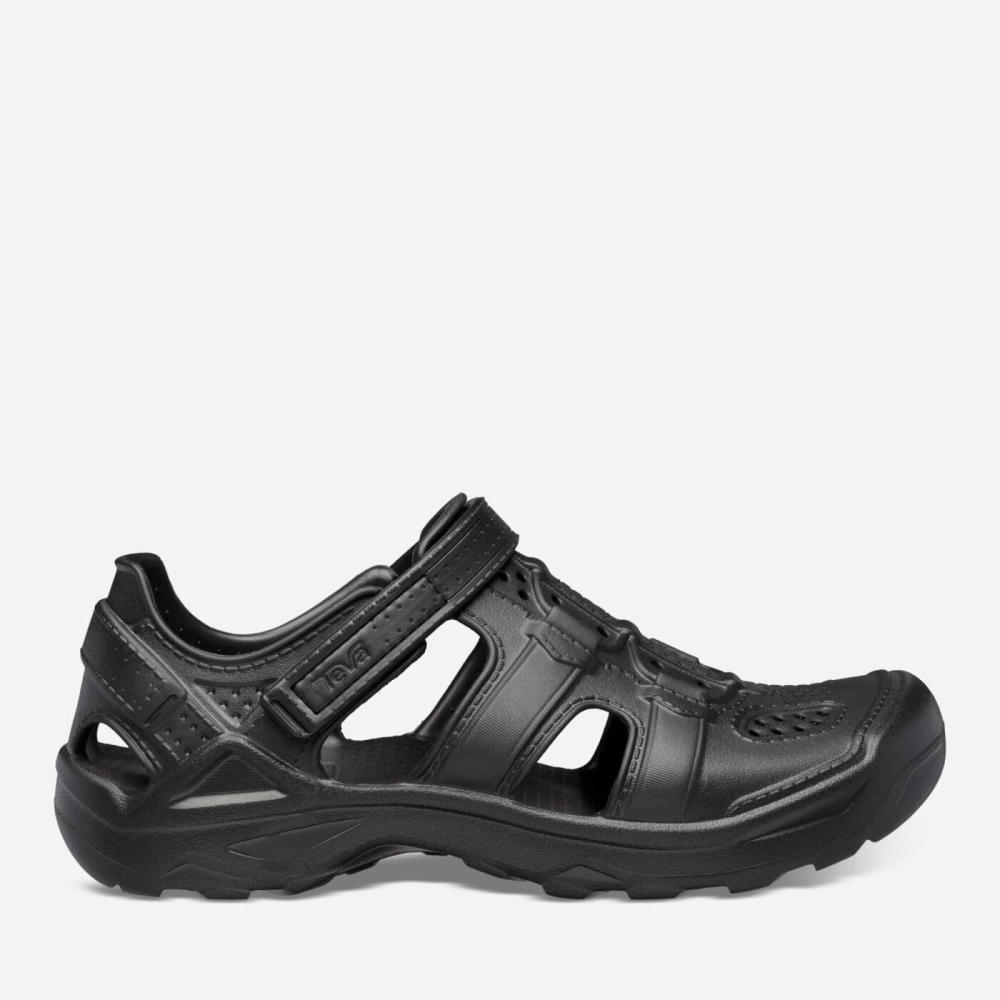 Black Kids' Teva Omnium Drift Hiking Shoes | 921-LDKNIH