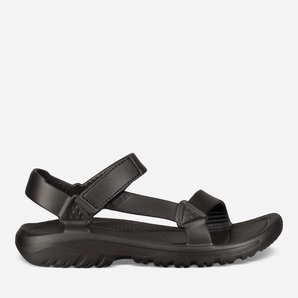 Black Men's Teva Hurricane Drift Sandals | 023-ZGXRET