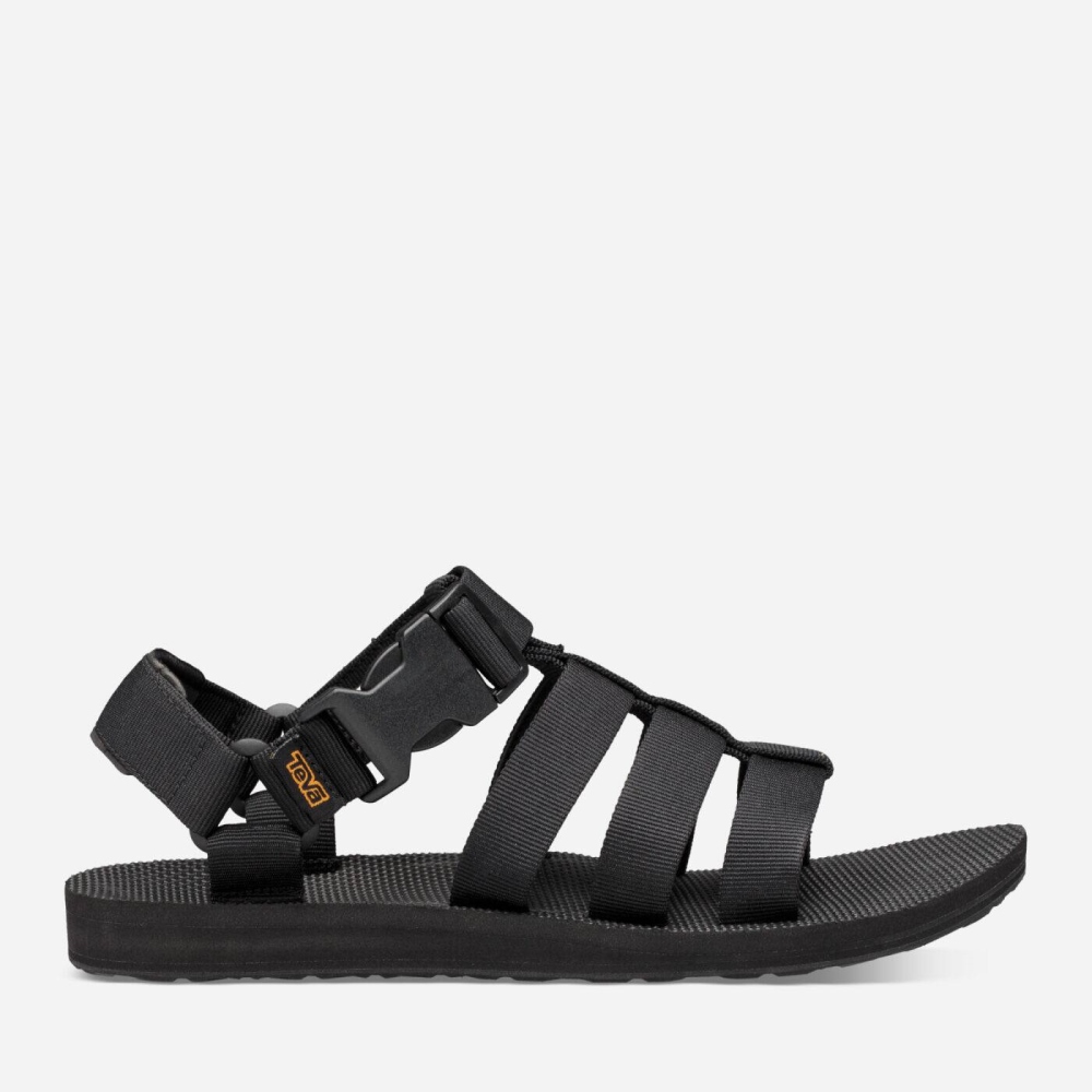 Black Men's Teva Original Dorado Hiking Sandals | 367-RYATWI