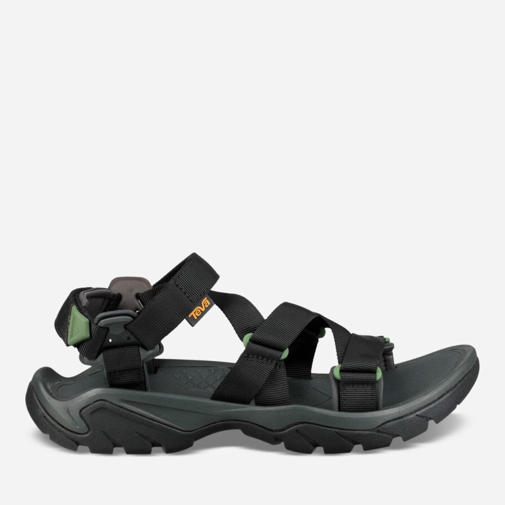 Black Men's Teva Terra Fi 5 Sport Sandals | 609-UKBVEX