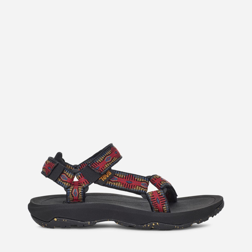 Black Red Kids' Teva Hurricane XLT2 Hiking Sandals | 360-ZQRISH