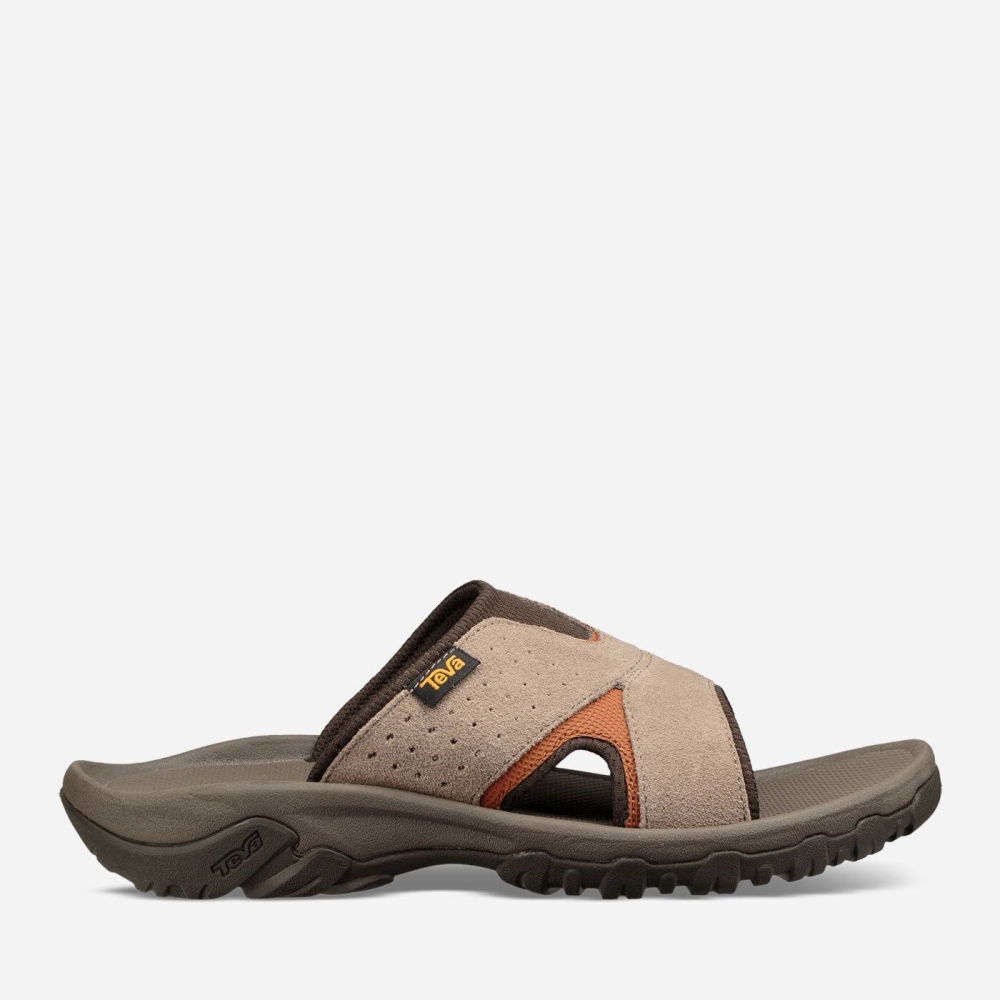 Brown Men's Teva Katavi 2 Slide Hiking Sandals | 596-XWVKDS