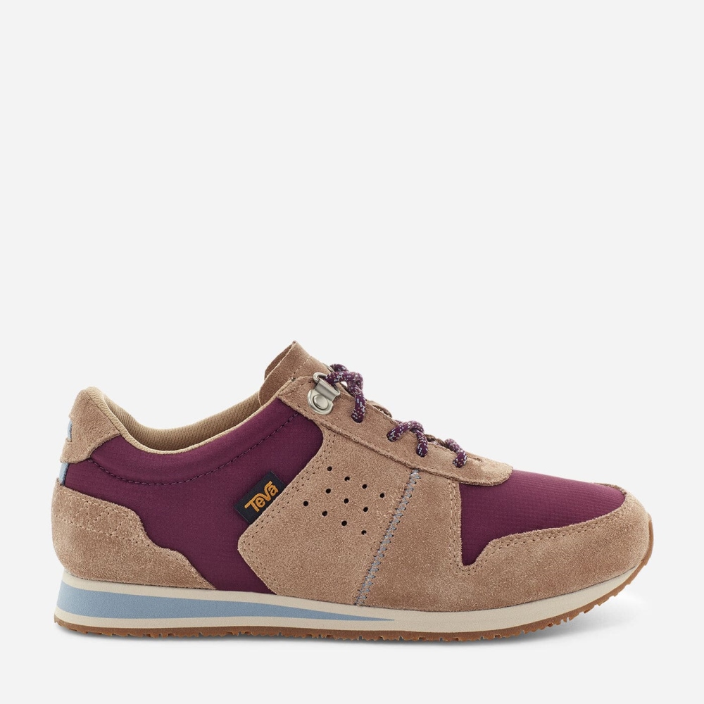 Brown Purple Women's Teva Highside 84 Sneakers | 165-NVQZJO