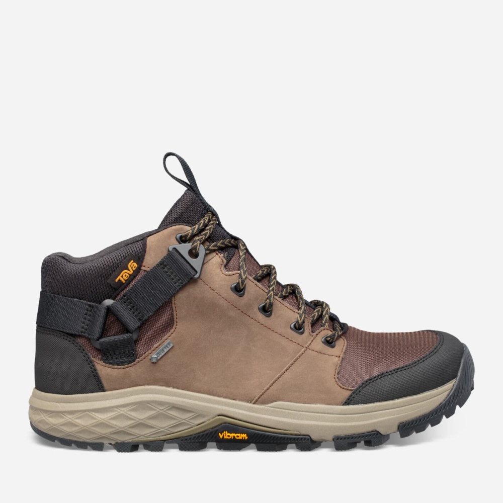 Chocolate Men's Teva Grandview GTX Boots | 427-LSPAOV