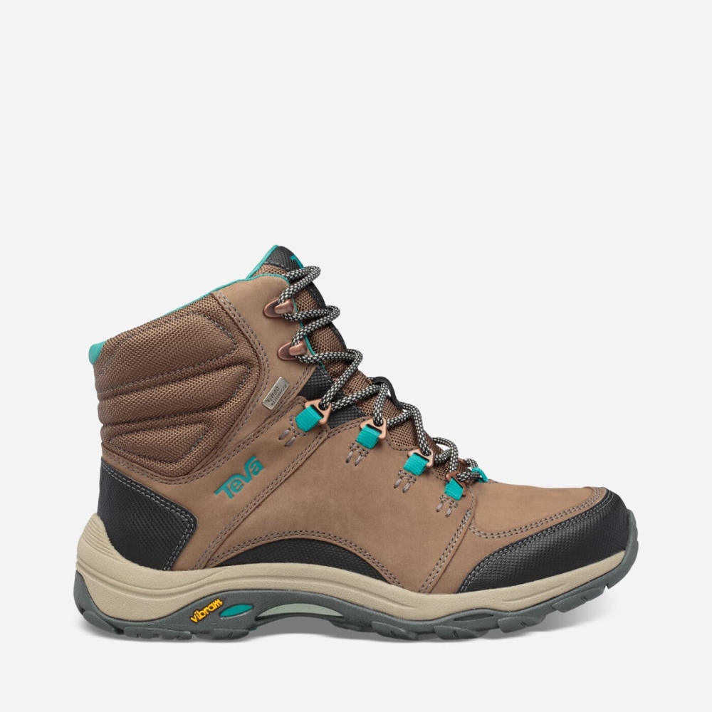 Chocolate Women's Teva Montara Mid eVent Hiking Shoes | 298-XNJMKD