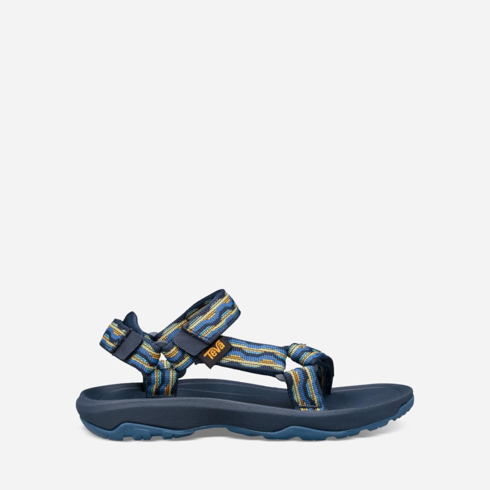 Dark Blue Kids' Teva Hurricane XLT2 Hiking Sandals | 071-GMAUWH