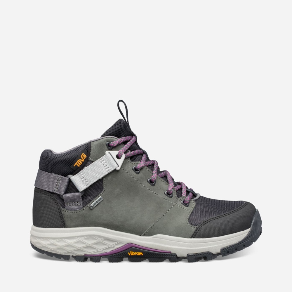 Dark Grey Women's Teva Grandview GTX Boots | 431-IODVZJ