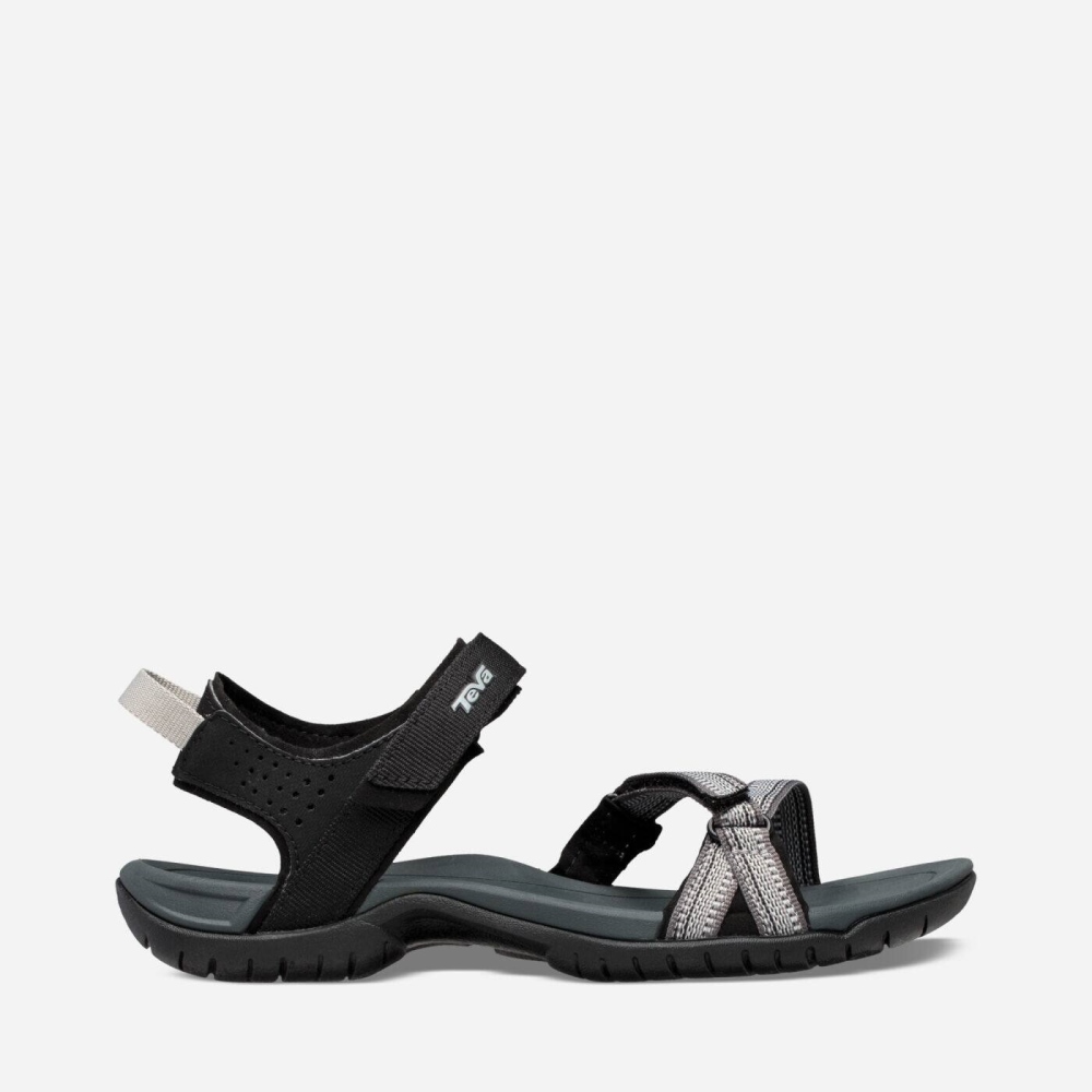 Grey Black Women's Teva Verra Hiking Sandals | 286-LPCIVK