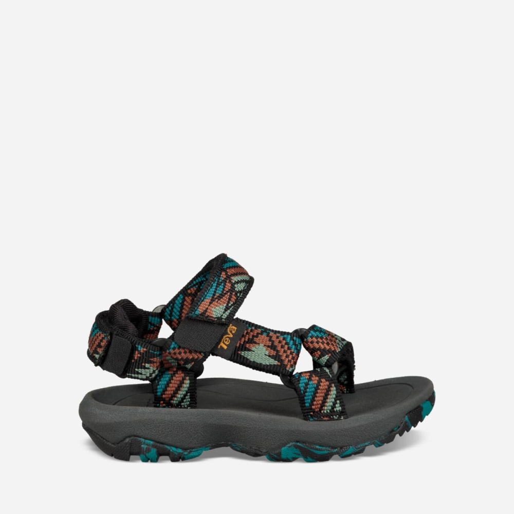 Grey Kids' Teva Hurricane XLT2 Hiking Sandals | 589-BOCNTF