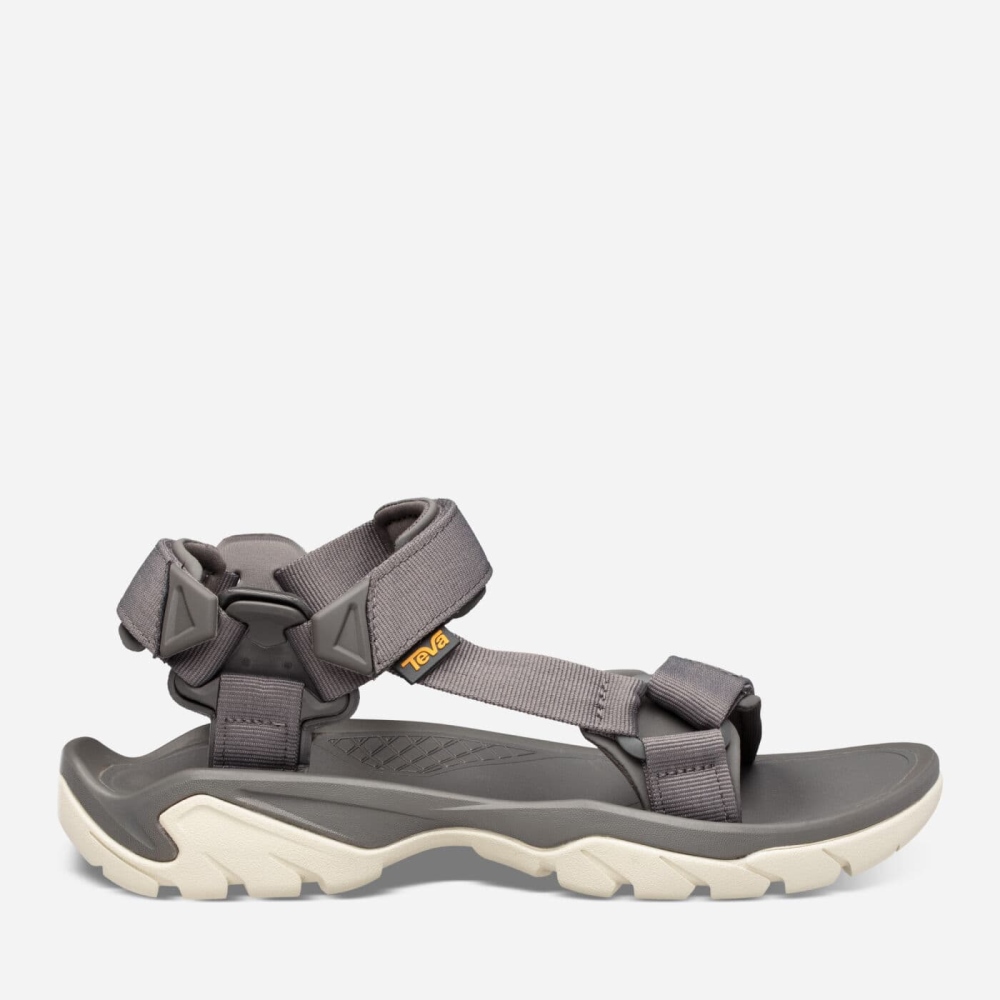 Grey Men's Teva Terra Fi 5 Universal Sandals | 081-CPJZIY