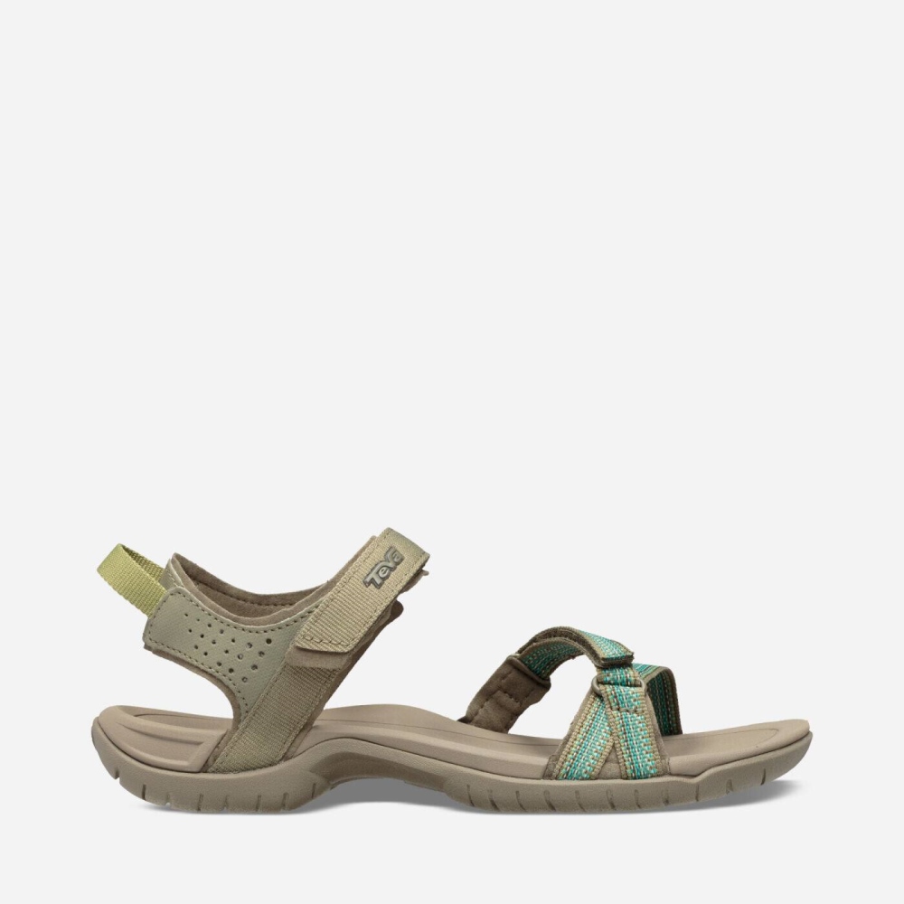 Grey Olive Women's Teva Verra Hiking Sandals | 574-YBMQFI