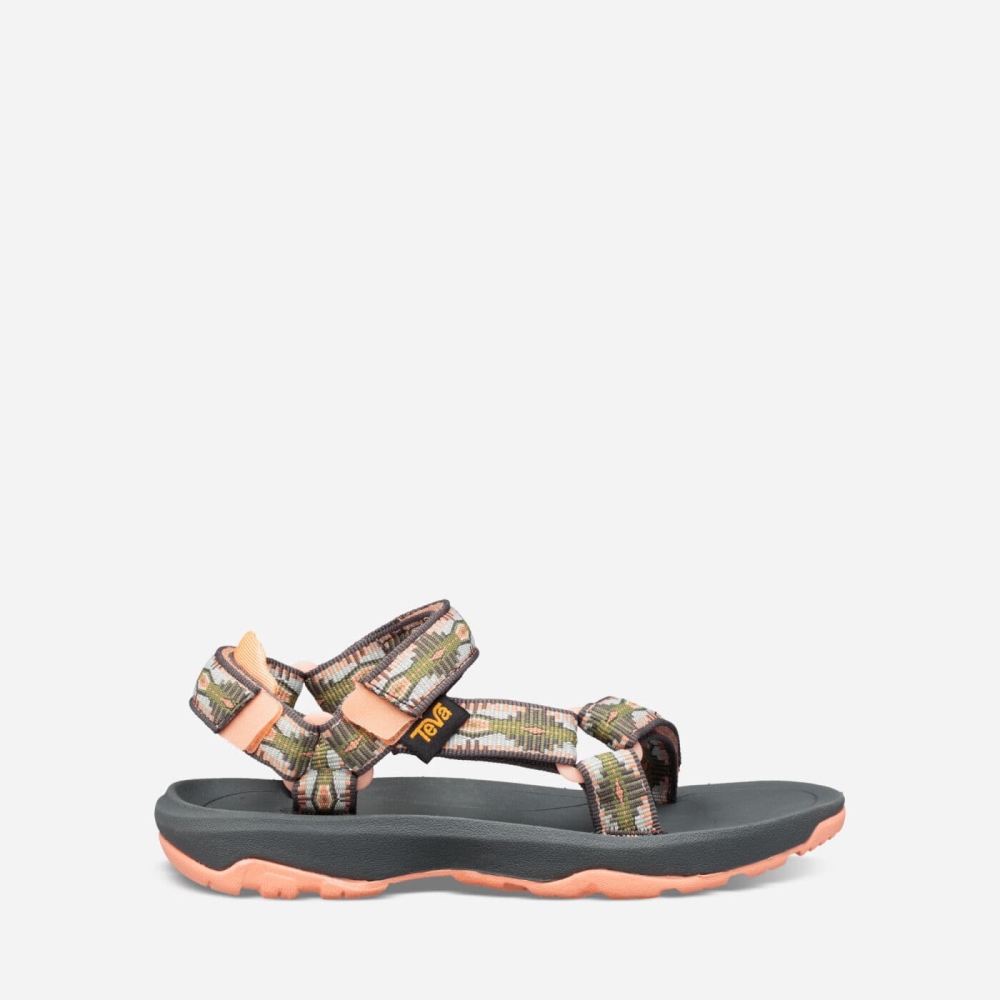 Grey Orange Kids' Teva Hurricane XLT2 Hiking Sandals | 253-FKPVQB