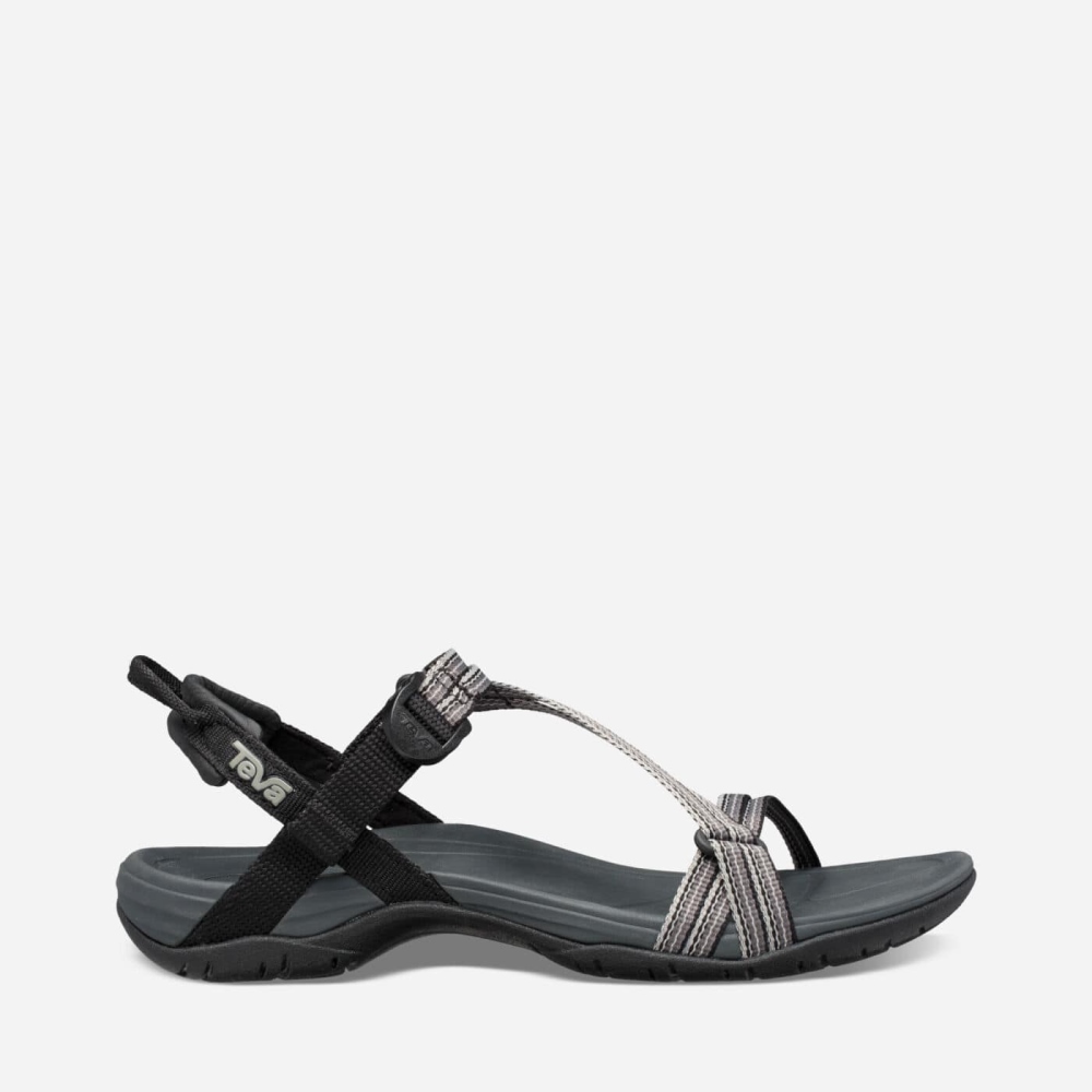 Grey Women's Teva Sirra Hiking Sandals | 514-ZYDNWC