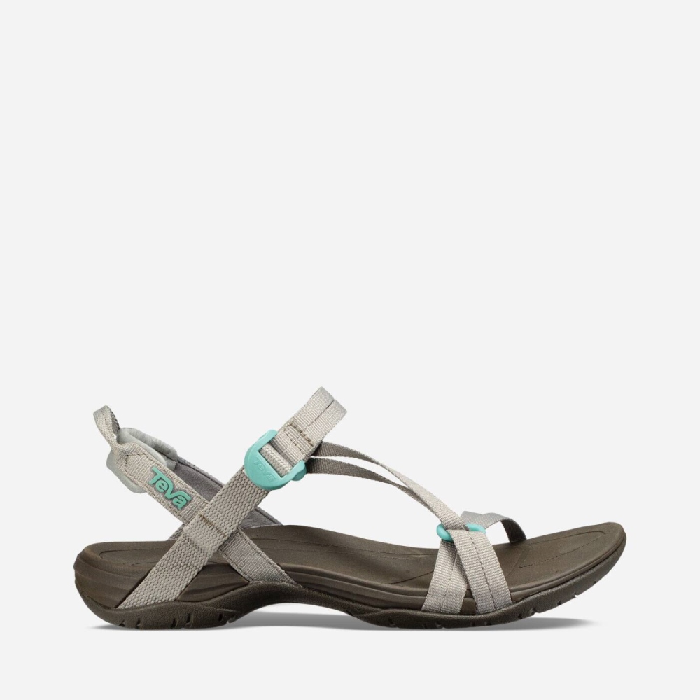 Olive Women's Teva Sirra Hiking Sandals | 186-EROQAJ