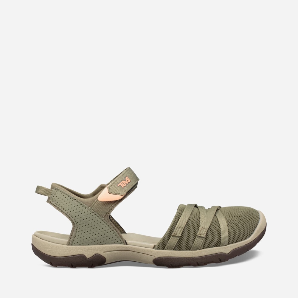 Olive Women's Teva Tirra CT Hiking Sandals | 913-NBMLEP