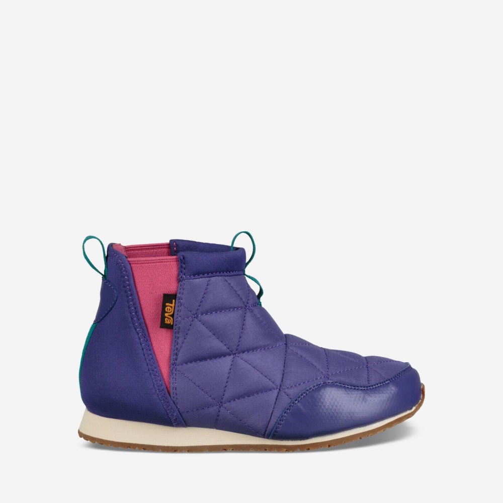 Purple Kids' Teva Ember Mid Boots | 125-JWUMQE