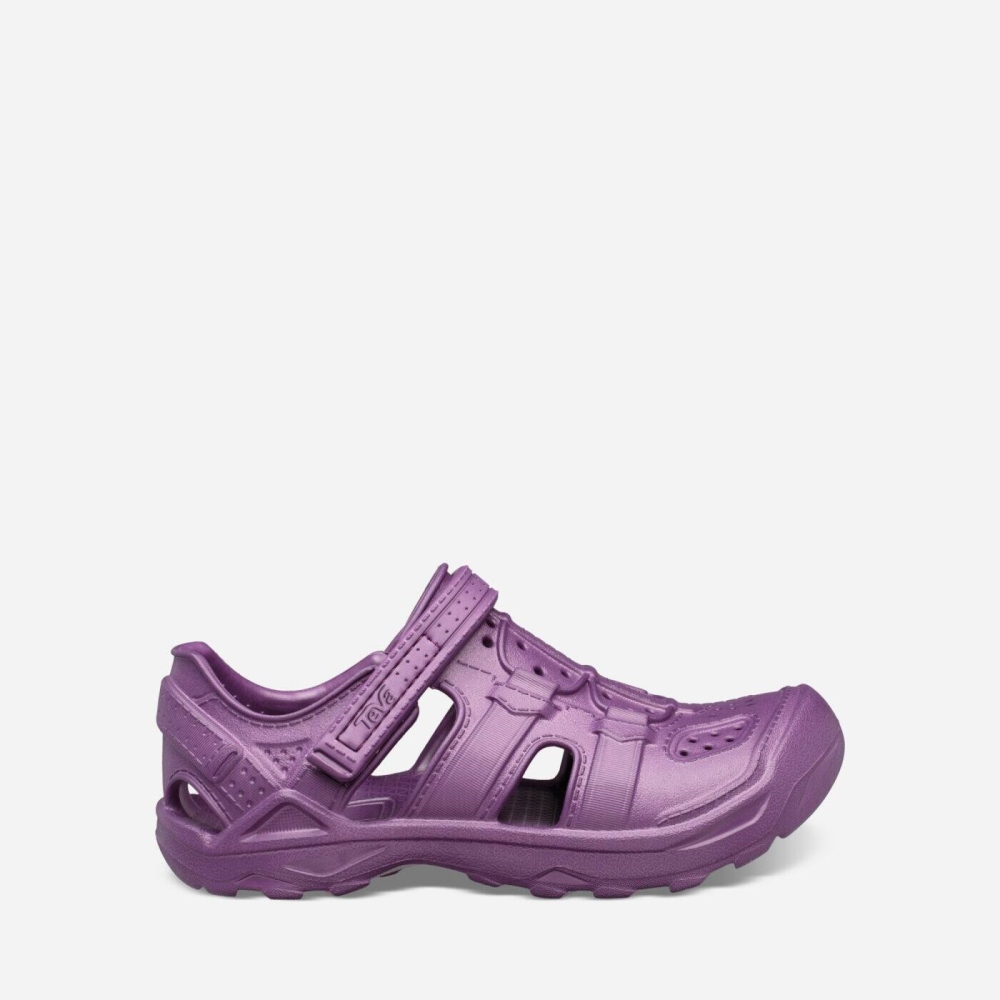 Purple Kids' Teva Omnium Drift Hiking Shoes | 306-YVLOWJ