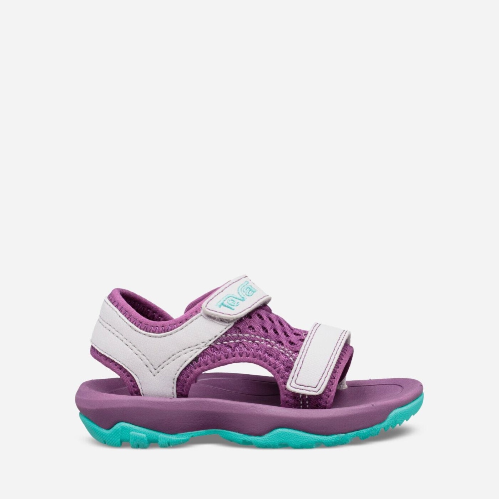 Purple White Kids' Teva Psyclone XLT Hiking Sandals | 705-TJGUEY