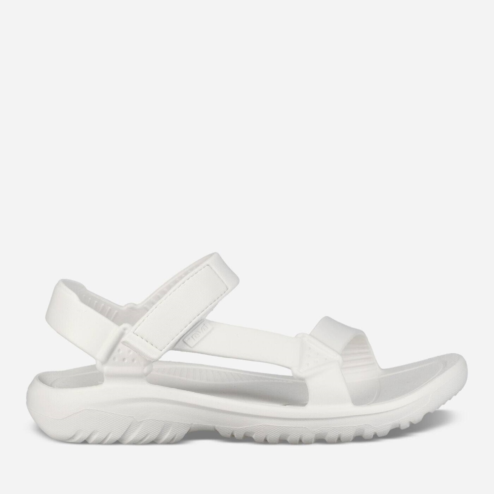 White Men's Teva Hurricane Drift Sandals | 527-LNJSBI